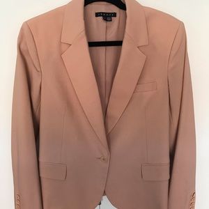 Theory Suit, Salmon Pink, Blazer sz 8, Pants sz 10